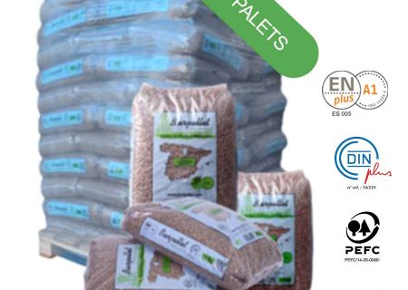 Burpellet -11 Paletes de 792 Sacos certificado Enplus 15 kg
