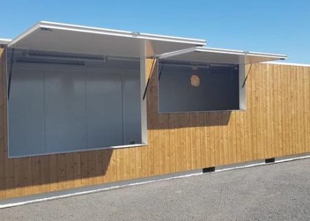 Barra contenedora de madera reforzada de 40 Pés para almacenamiento industrial