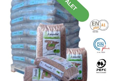 Burpellet -1 Palete de 72 Sacos certificado Enplus 15 kg