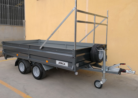 Reboque 2 Eixos 3.000 x 1.800 x 400 Rodas por Baixo – MMA 750 kg