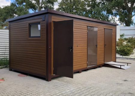 Contentor Sanitário em Painel Sandwich com Acesso PMR 6,00 x 3,00 m