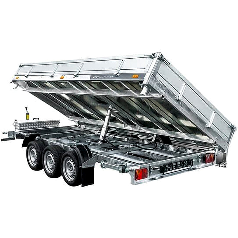 Reboque Basculante Hidráulico 3 Eixos 6m 3500kg UNITRAILER TASKER - Image 3