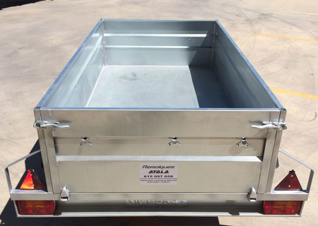 Reboque 1 Eixo 2.000 x 1.200 x 500 Galvanizado