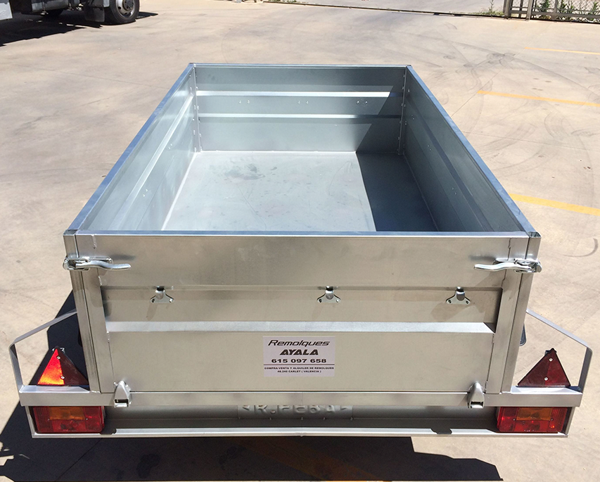 Reboque 1 Eixo 2.000 x 1.200 x 500 Galvanizado