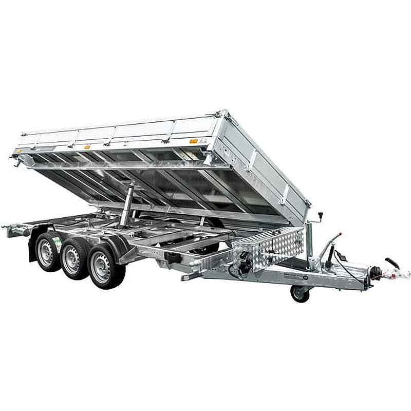 Reboque Basculante Hidráulico 3 Eixos 6m 3500kg UNITRAILER TASKER - Image 5