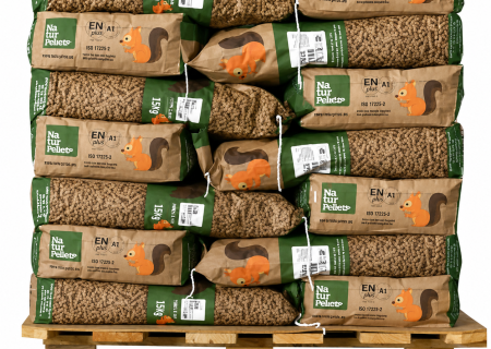 Pellets Naturpellet de Alta Qualidade Certificados ENplus A1 – 45 Sacos x 15 kg