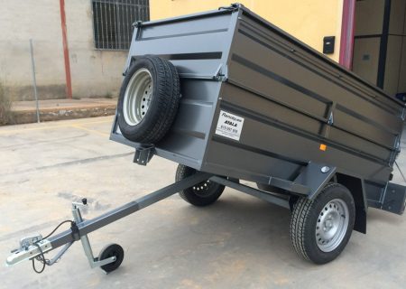 Reboque 2.200 x 1.300 x 500 + 350 Basculante + Taipais Suplementares – MMA 750 kg
