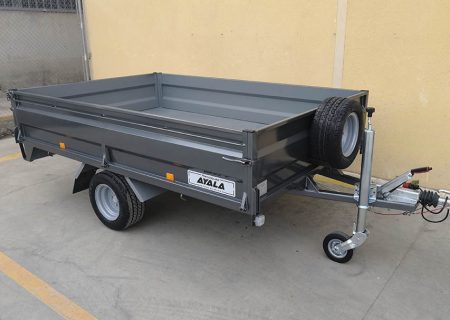 Reboque 1 Eixo 2.500 x 1.800 x 400 – Rodas 10″ por Baixo – MMA 750 kg