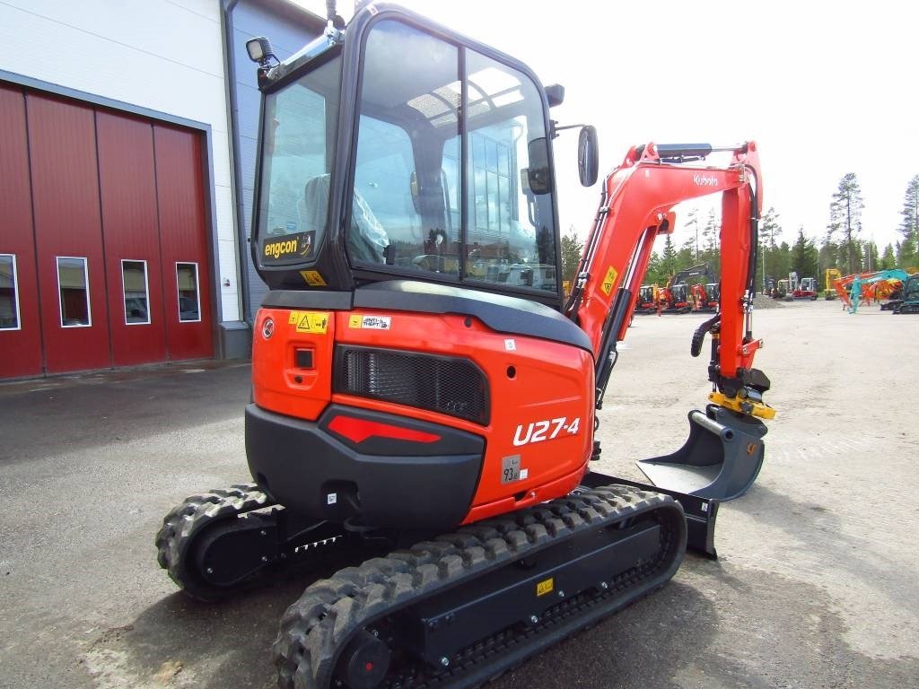 Miniescavadora Kubota U27-4 (2,7 T) Nova + 3 Baldes - Image 4
