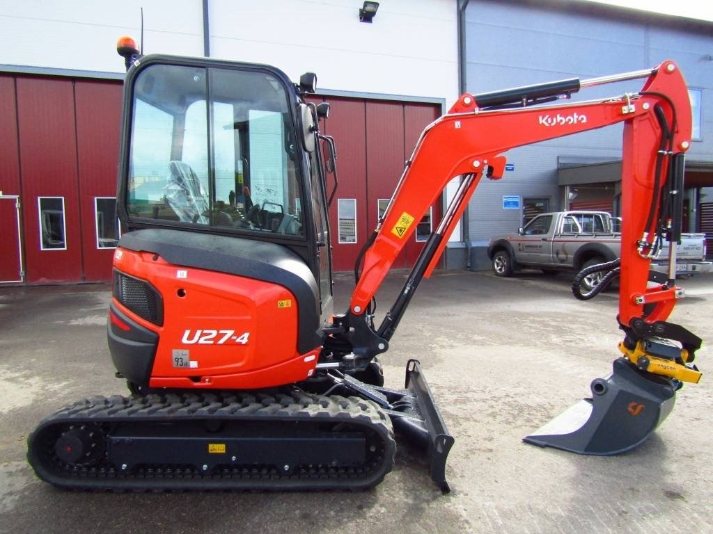 Miniescavadora Kubota U27-4 (2,7 T) Nova + 3 Baldes - Image 5