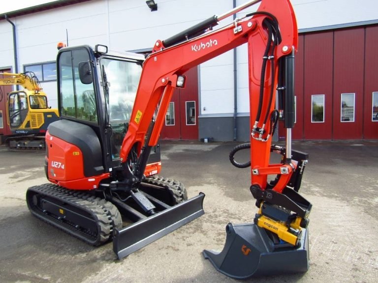 Miniescavadora Kubota U27-4 (2,7 T) Nova + 3 Baldes - Image 6