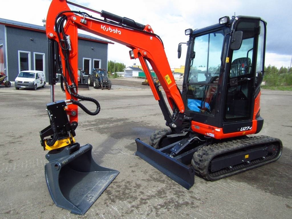 Miniescavadora Kubota U27-4 (2,7 T) Nova + 3 Baldes - Image 7