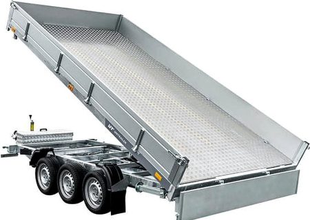Reboque Basculante Hidráulico 3 Eixos 6m 3500kg UNITRAILER TASKER