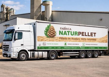 1 Camião Completo de Pellets Naturpellet ENplus A1 – 24 Paletes (Sacos 15 kg)