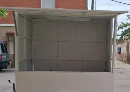 Reboque Estrutura Metálica Aberta Adaptável para Food Truck / Quiosque