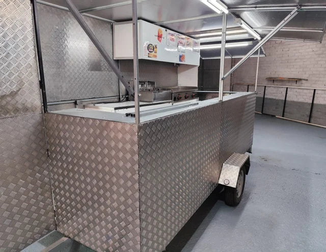 Reboque Cozinha Móvel Food Truck Premium em Inox Completa - Image 9